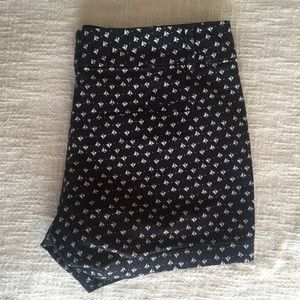 Ann Taylor City Short Navy Sailboats